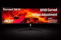 Acer EI491CR S 49 Inch LED 1800R Curved DFHD Pixels VA Monitor