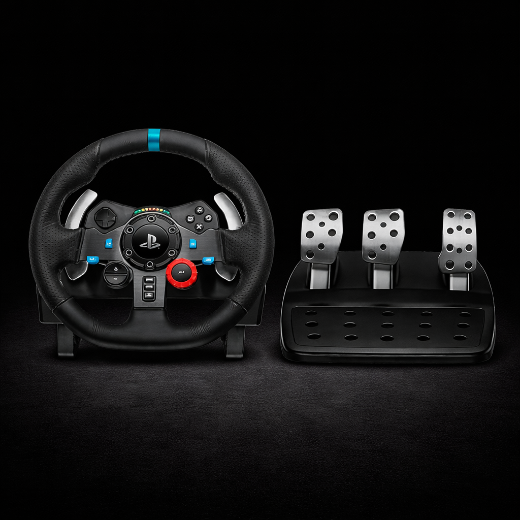 Logitech G29 Racing Wheel and Floor Pedals