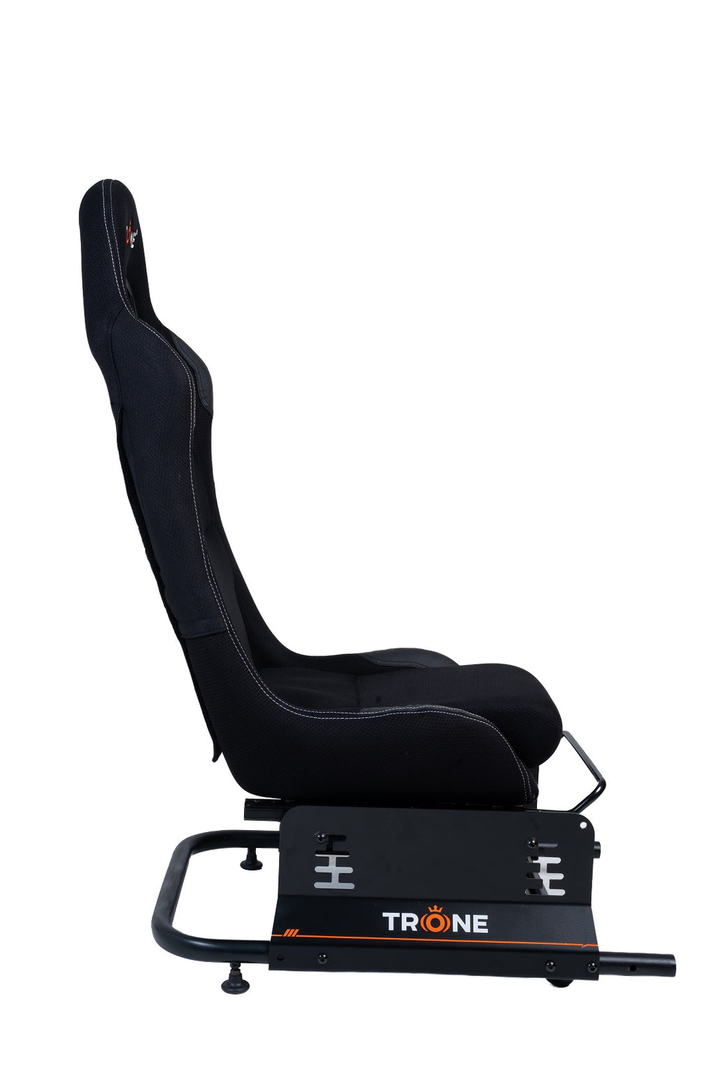 TRONE Steady Seat: Ergonomic Sim Racing Seat Add-On for Trone SteadyStand Pro | Aero Black Variant