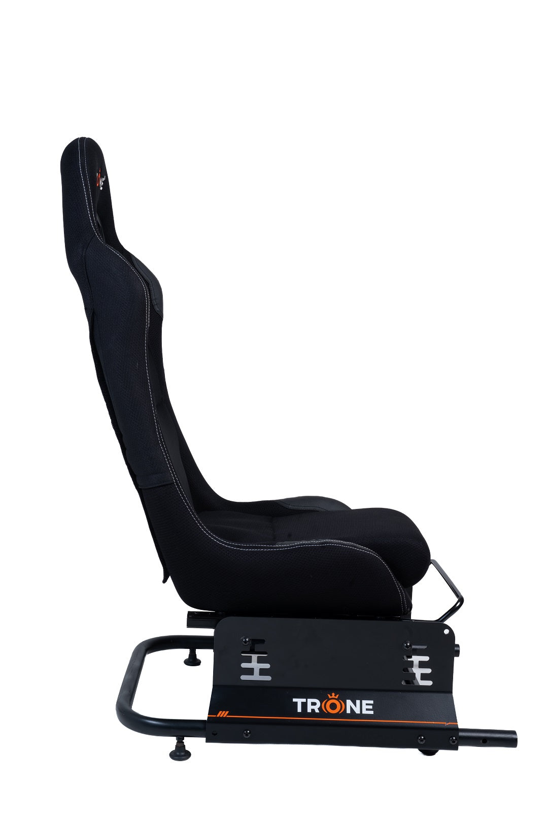 TRONE Steady Seat: Ergonomic Sim Racing Seat Add-On for Trone SteadyStand Pro | Aero Black Variant