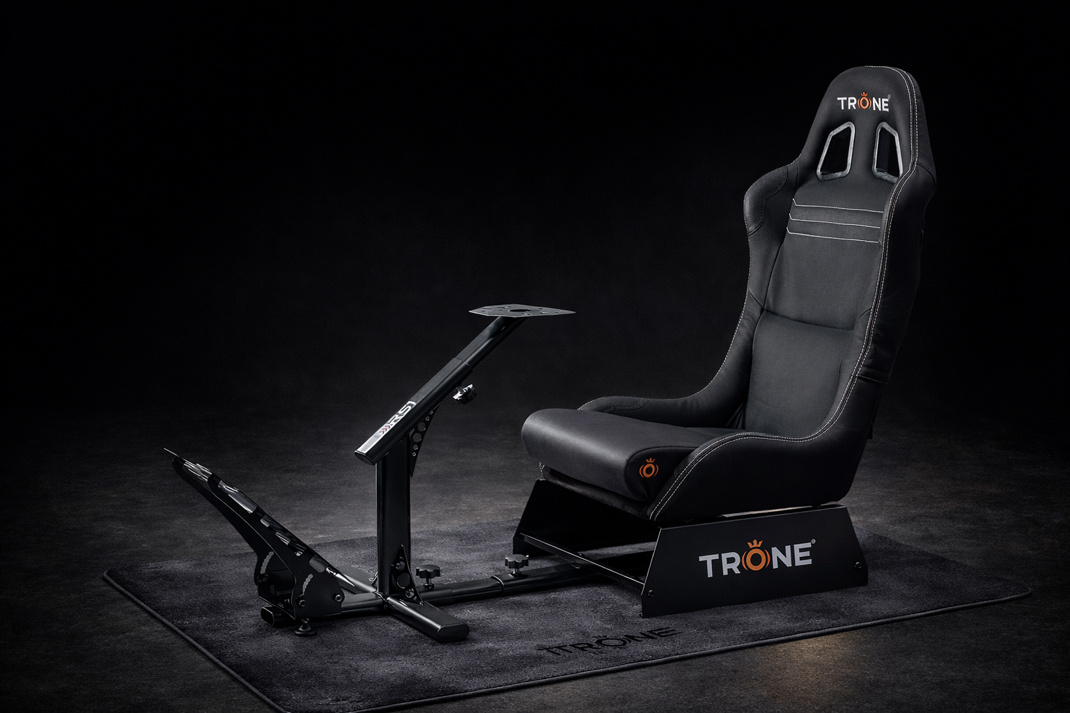 TRONE RS1 Racing Simulator(Variant) -Charcoal Leather.