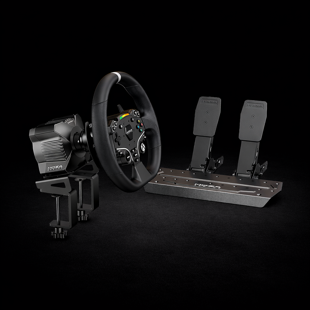 Moza R3 Bundle for PC and Xbox Officially Licensed, ES Steering Wheel