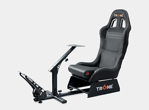 Trone RS1 + SteadyMat Floor Mat Combo- Suede Black