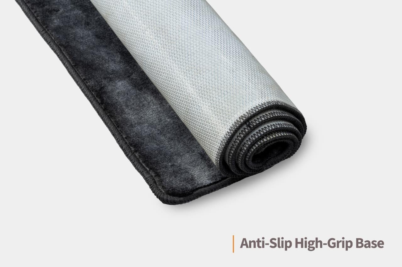Trone RS1 + SteadyMat Floor Mat Combo- Charcoal Leather