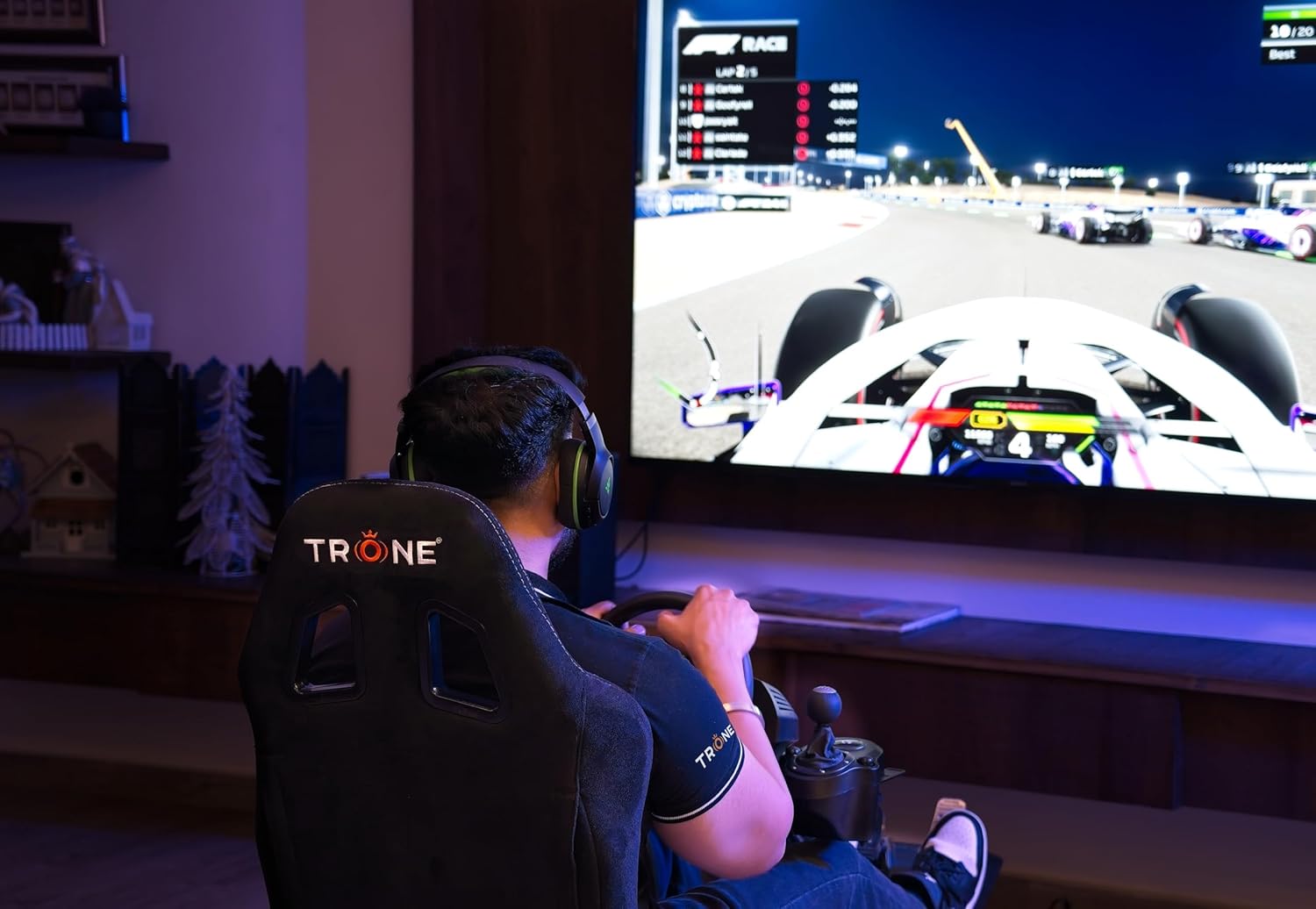TRONE RS1  Racing Simulator (Variant)-Aero Black