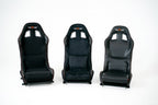 TRONE Steady Seat: Ergonomic Sim Racing Seat Add-On for Trone SteadyStand Pro | Aero Black Variant