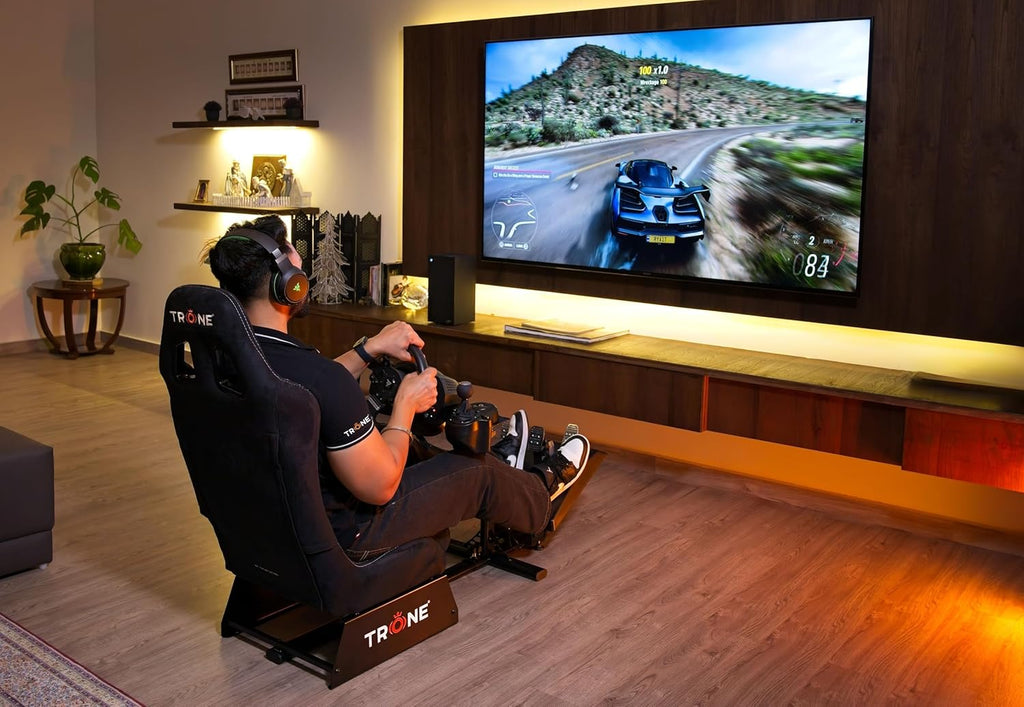 Trone RS1 Racing Cockpit with Seat- Aero Black