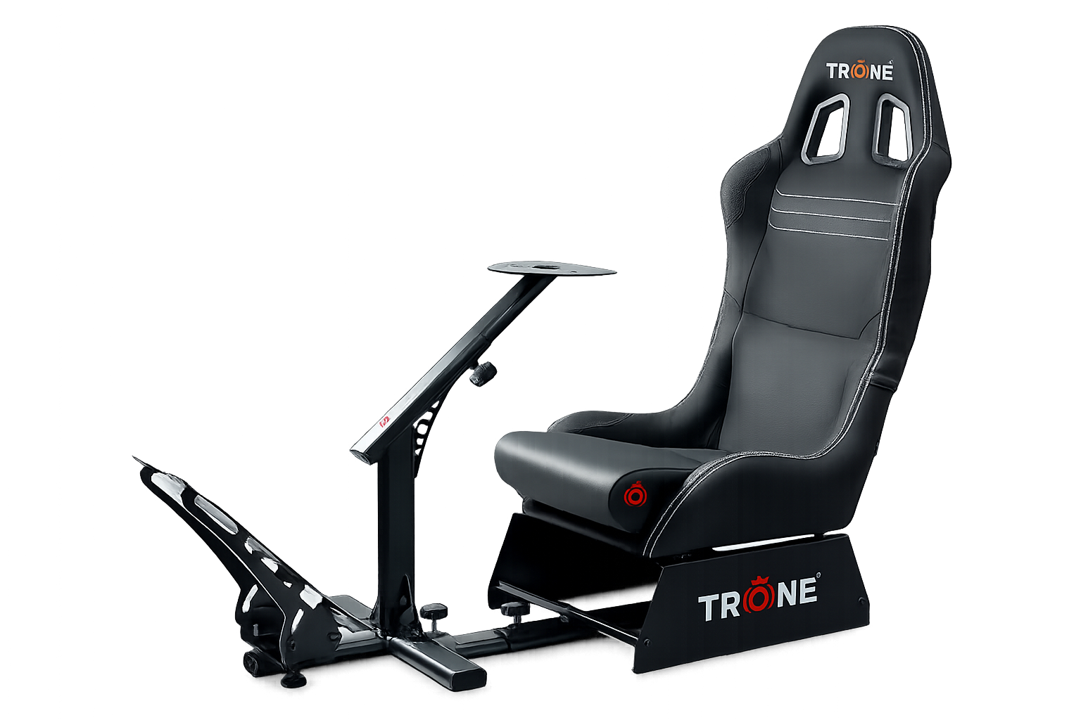 Trone RS1 Racing Cockpit with Seat- Charcoal Leather