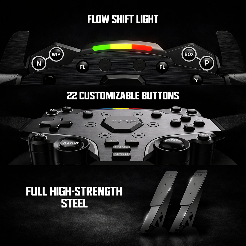 Moza R3 Bundle only for PC, R3 ,Steering Wheel, SR-P Lite Pedals