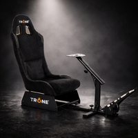 Trone RS1 Racing Cockpit with Seat- Suede Black