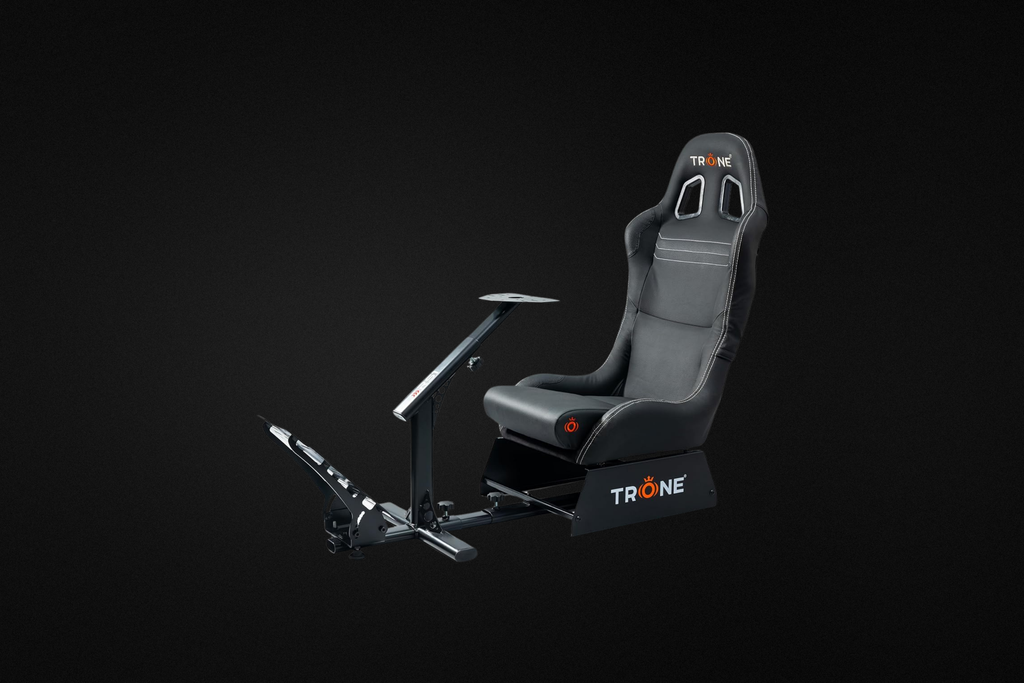 Trone RS1 Racing Cockpit with Seat- Charcoal Leather