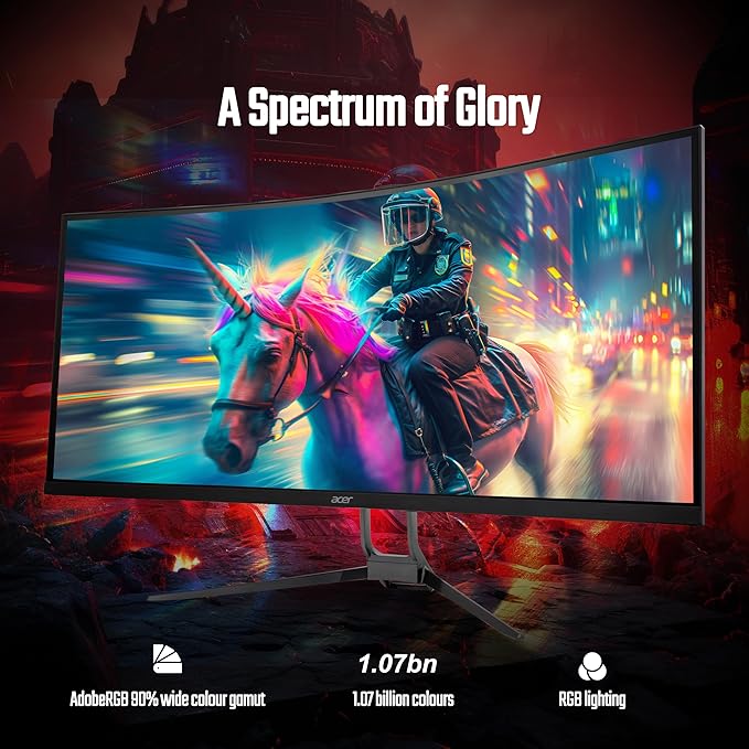 Acer ED343CUR J 34 Inch UWQHD 1000R Curved LED Monitor