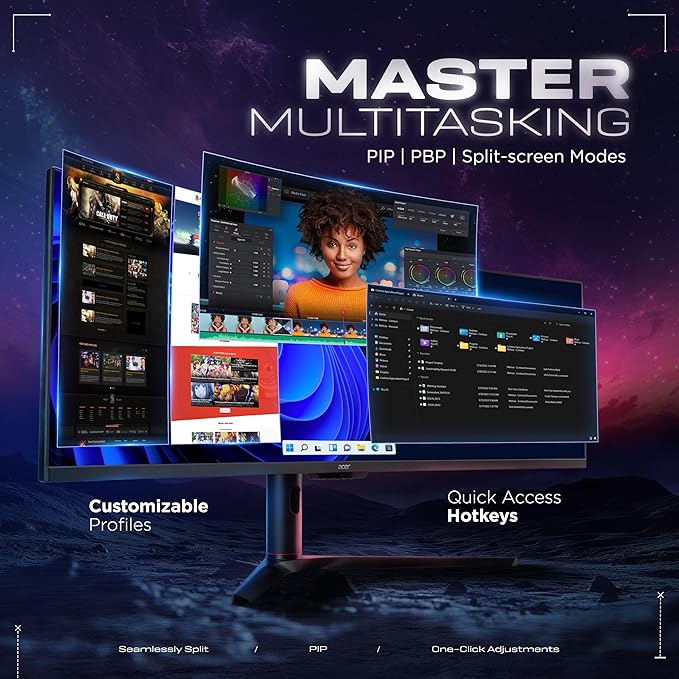 Acer EI491CR S 49 Inch LED 1800R Curved DFHD Pixels VA Monitor