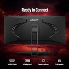 Acer ED343CUR J 34 Inch UWQHD 1000R Curved LED Monitor