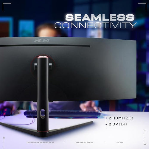 Acer EI491CR S 49 Inch LED 1800R Curved DFHD Pixels VA Monitor