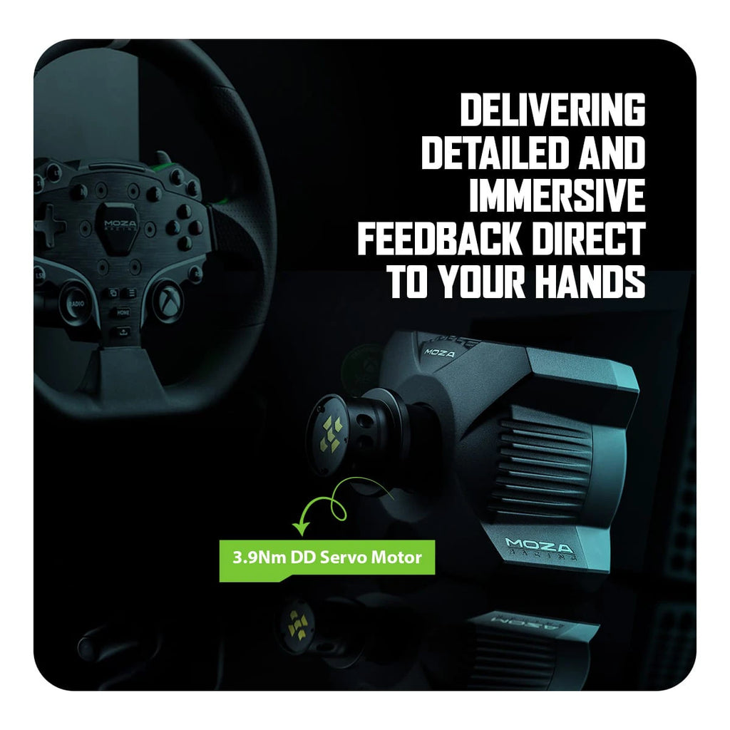 Moza R3 Bundle for PC and Xbox Officially Licensed, ES Steering Wheel