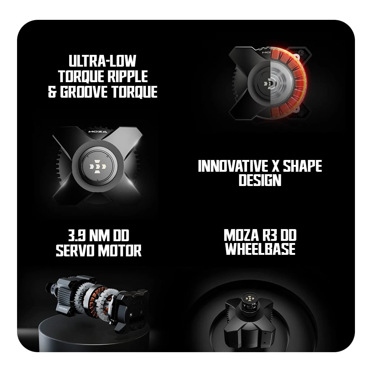Moza R3 Bundle only for PC, R3 ,Steering Wheel, SR-P Lite Pedals