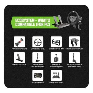 Moza R3 Bundle for PC and Xbox Officially Licensed, ES Steering Wheel