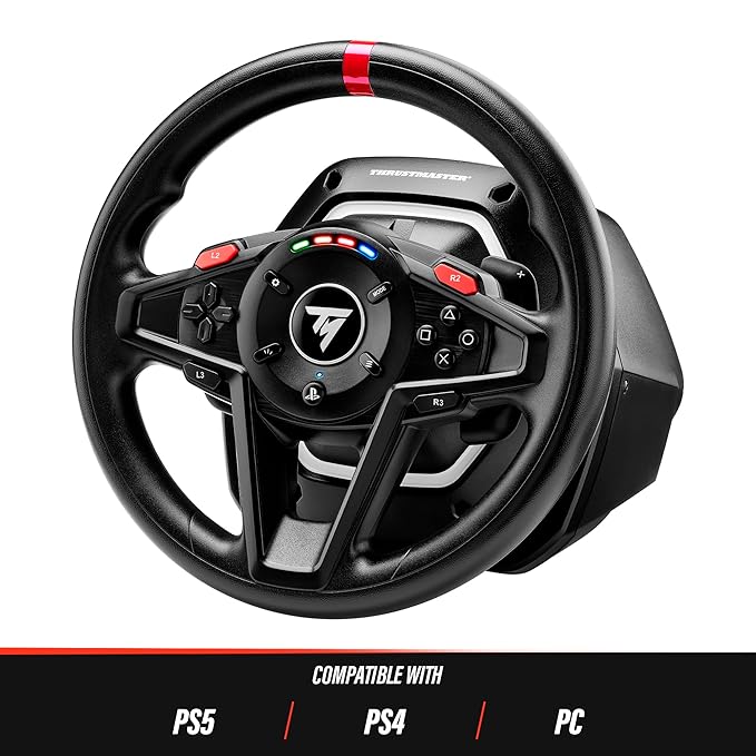 Thrustmaster T128 Force Feedback Racing Wheel and Magnetic Pedals